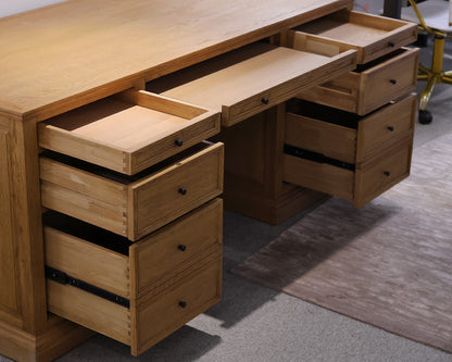 RH 'French Panel' Executive Desk