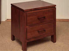 Archbold Furniture Birch 2 Drawer Nightstand in Cherry Finish
