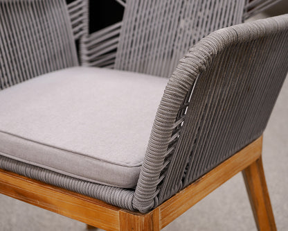 Set of 4 Loom Dining Chairs