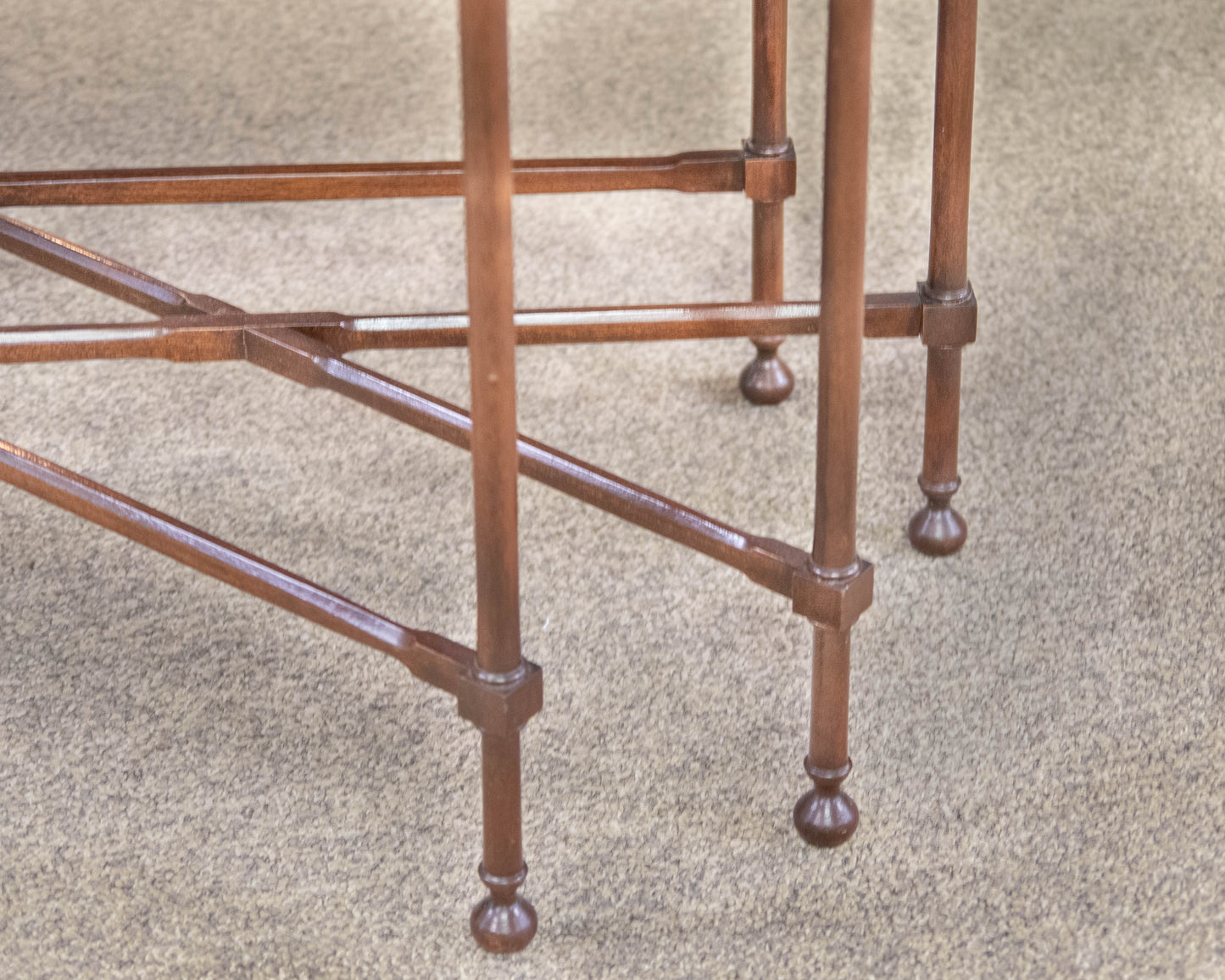 Councill Craftsman Inlaid Mahogany Cocktail Table