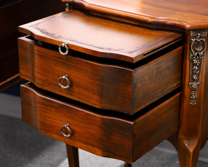 Mahogany Traditional Accent Side Table