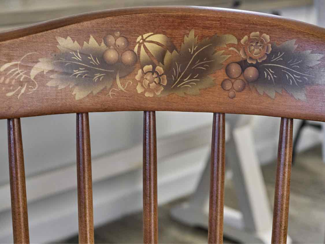 Hitchcock Maple Oval Table & 6 Chair Set