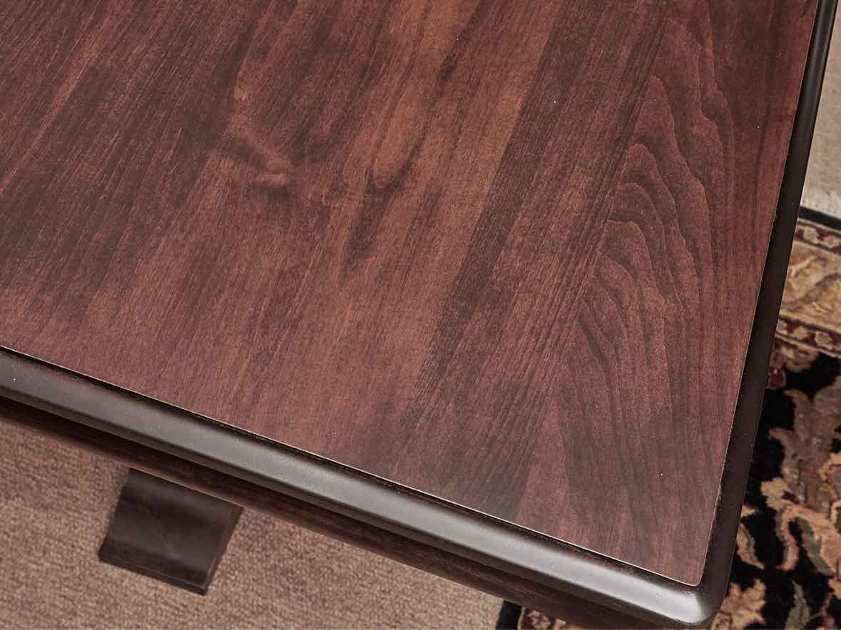 Gat Creek 'Palisade'' Cherry Pedestal Extension  Dining Table In Cocoa Finish