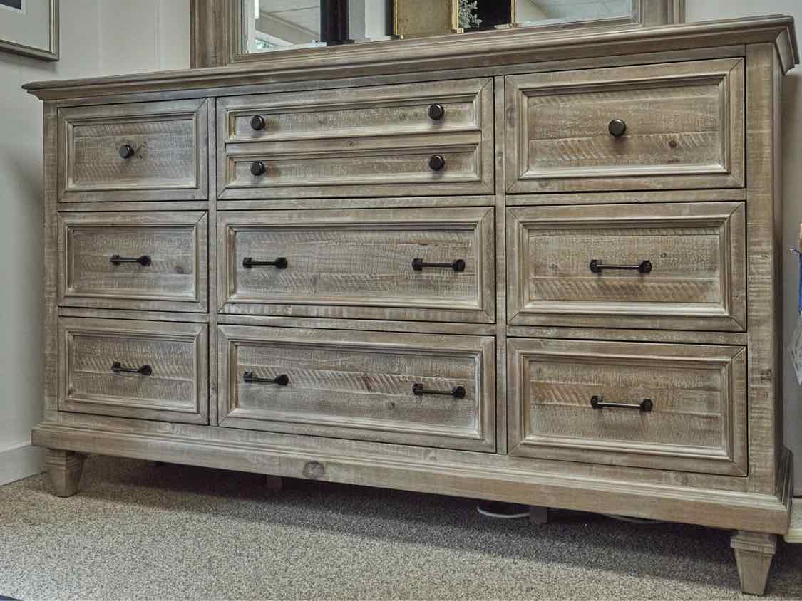 Driftwood Grey Dresser & Mirror