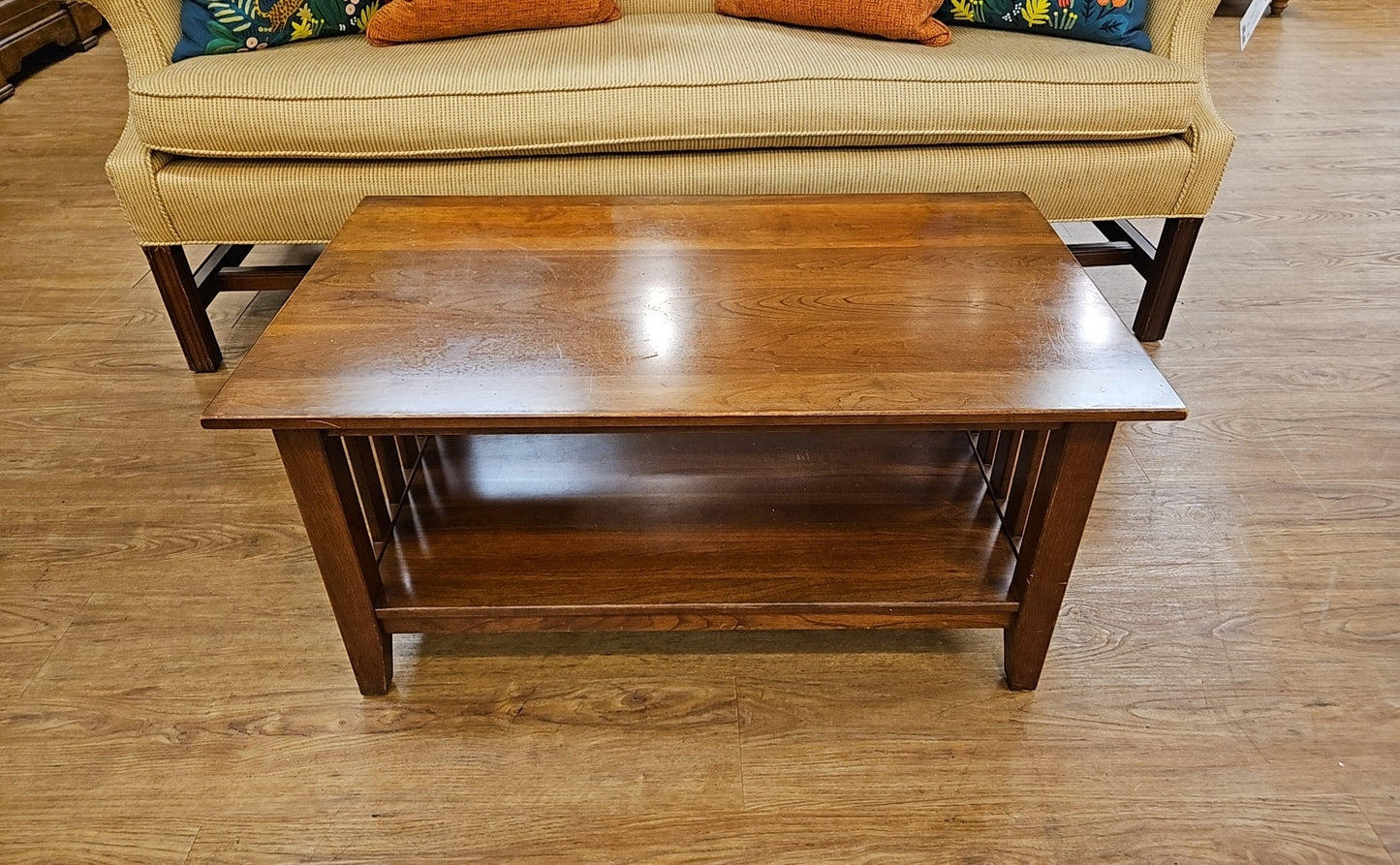 Ethan Allen Mission Style Cocktail Table