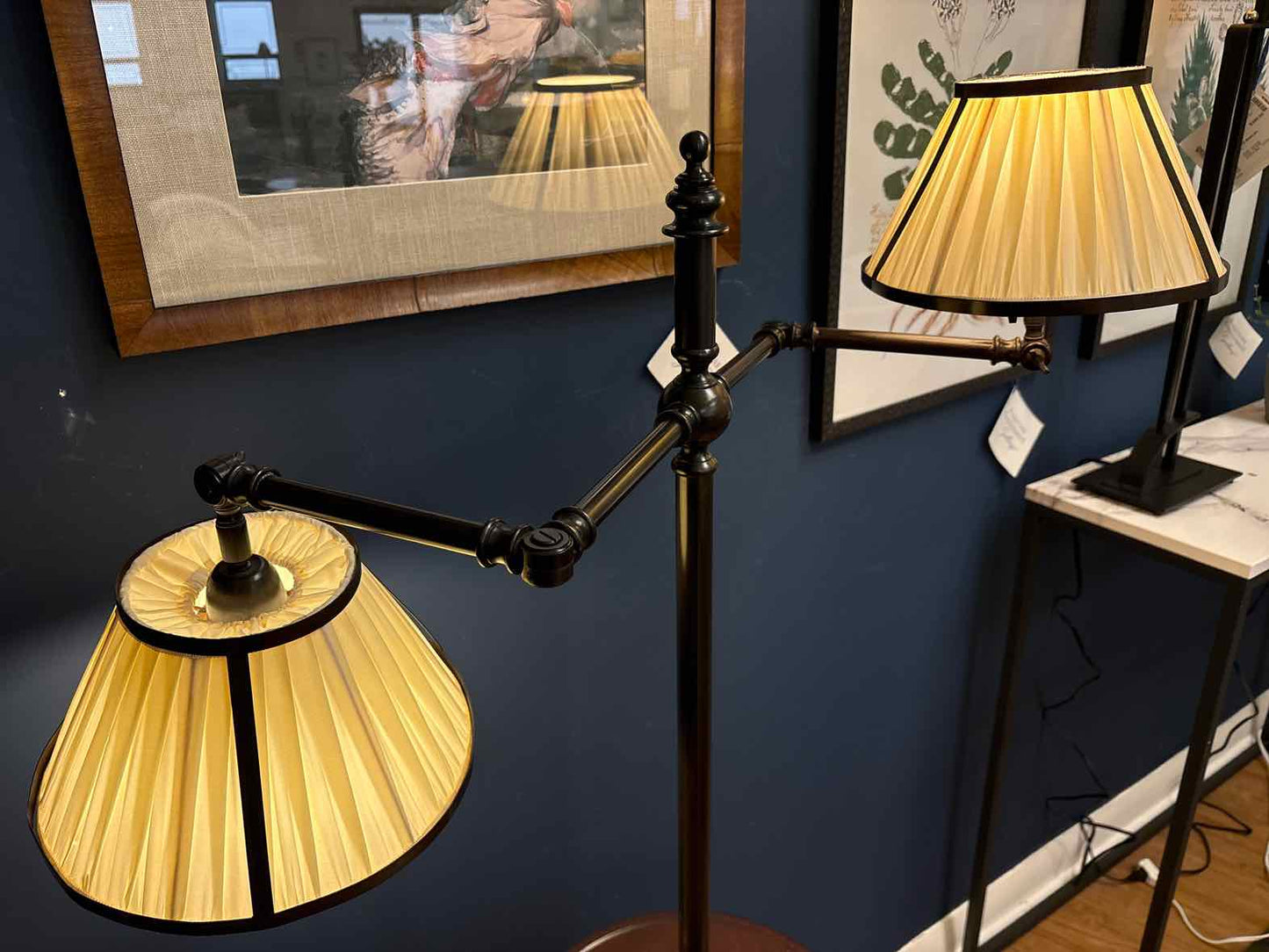 Floor Lamp with Table