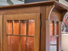 Ethan Allen 'American Inpressions' Mission Style Cherry Display Cabinet