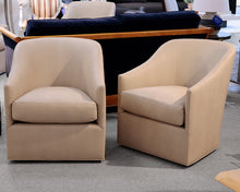 Pair of Kravet "Harper" Swivel Chairs