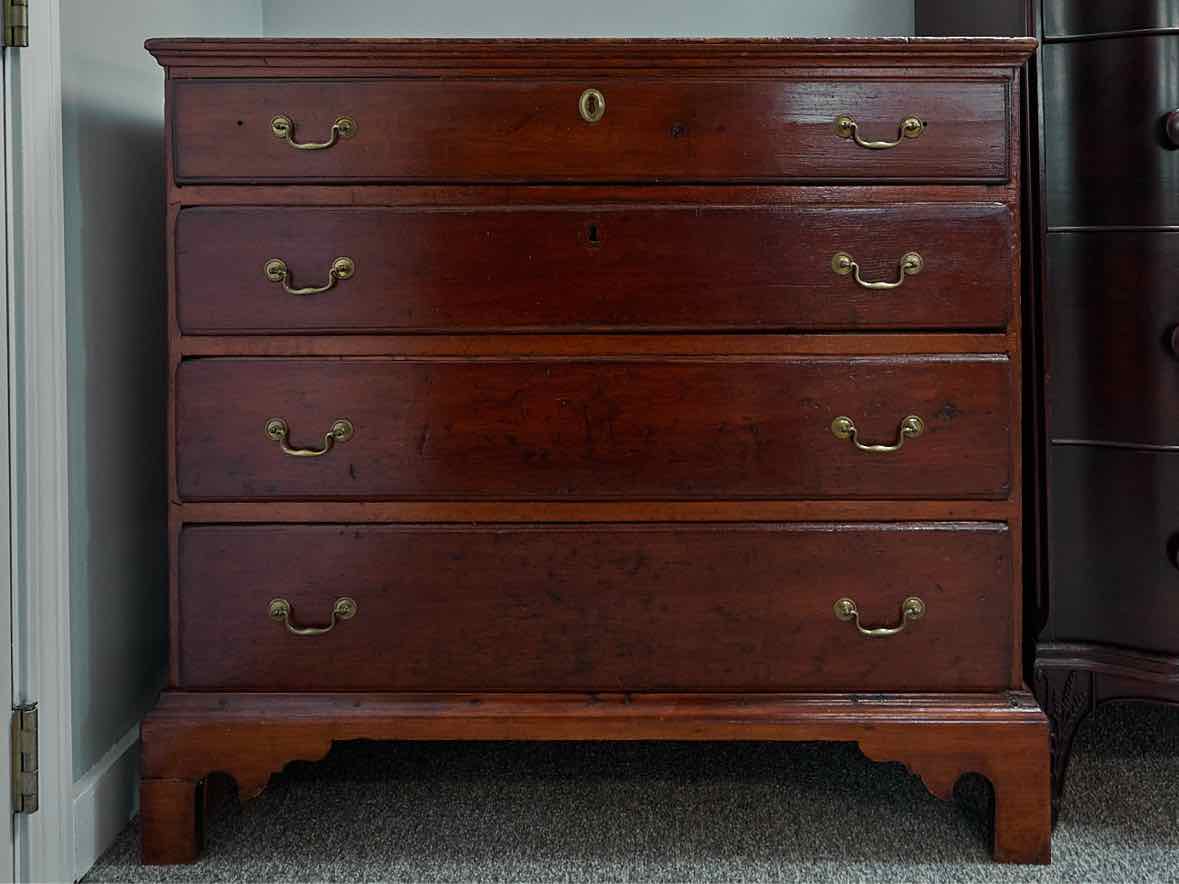 Period Antique Dresser with 4 Drawers