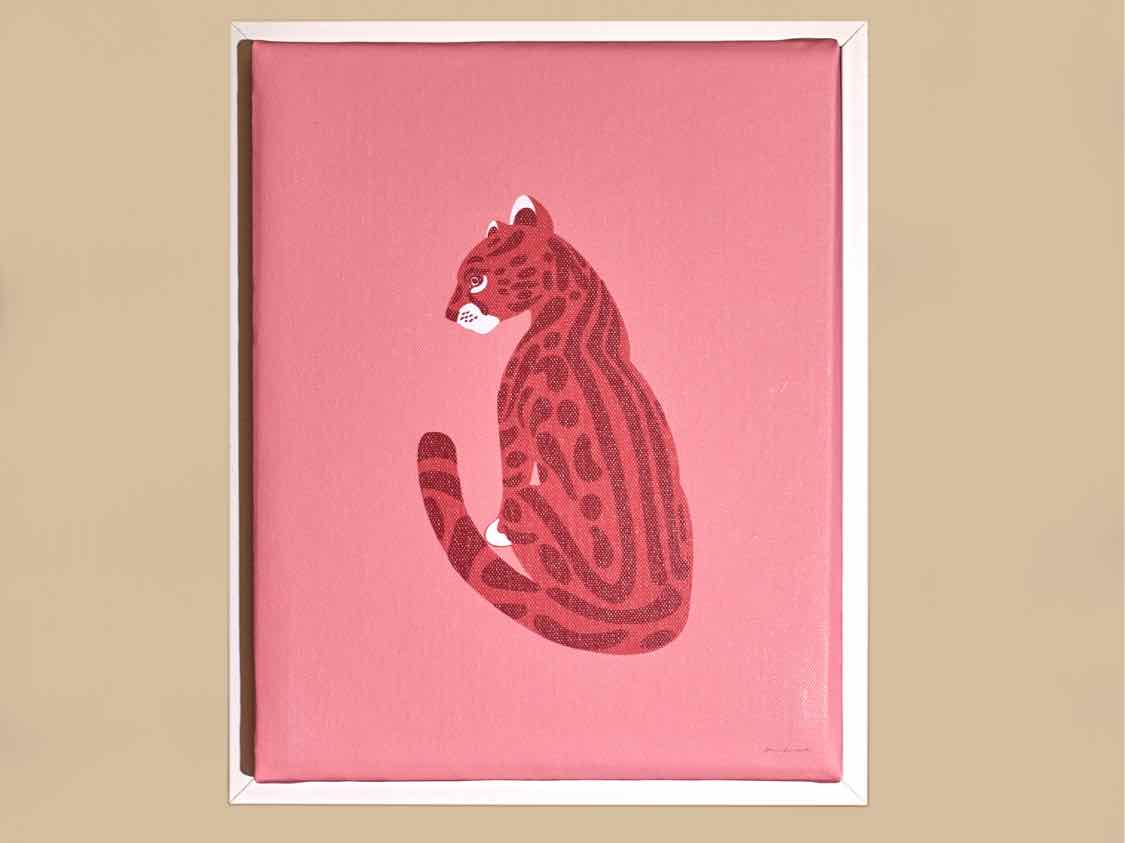 'Big Cat' Framed Print 1/4