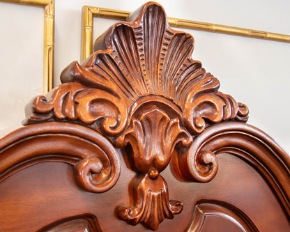 American Drew Carved Queen Bed in Cherry