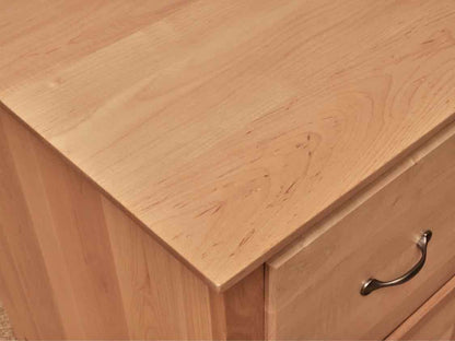 Natural Maple 2 Drawer File Cabinet