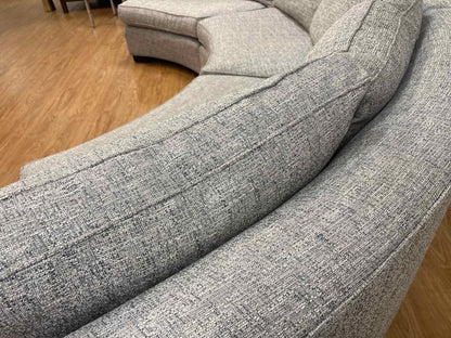 MG+BW 'Carson' 3-Piece Curved Sectional