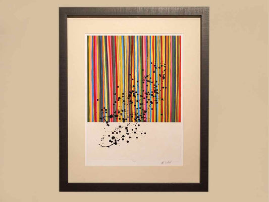 'Versicolor II' Framed Giclee