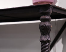 Arhaus Black Metal Distressed Bookcase