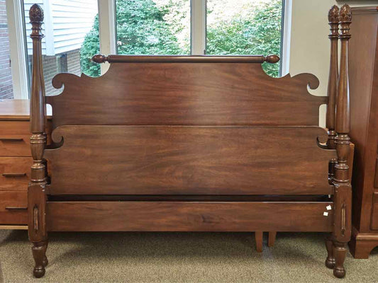Henkel Harris Mahogany Four Poster Queen Bed