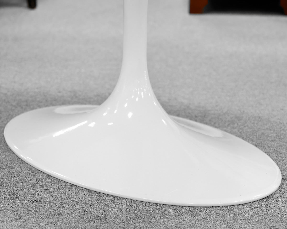 Oval White Tulip Dining Table