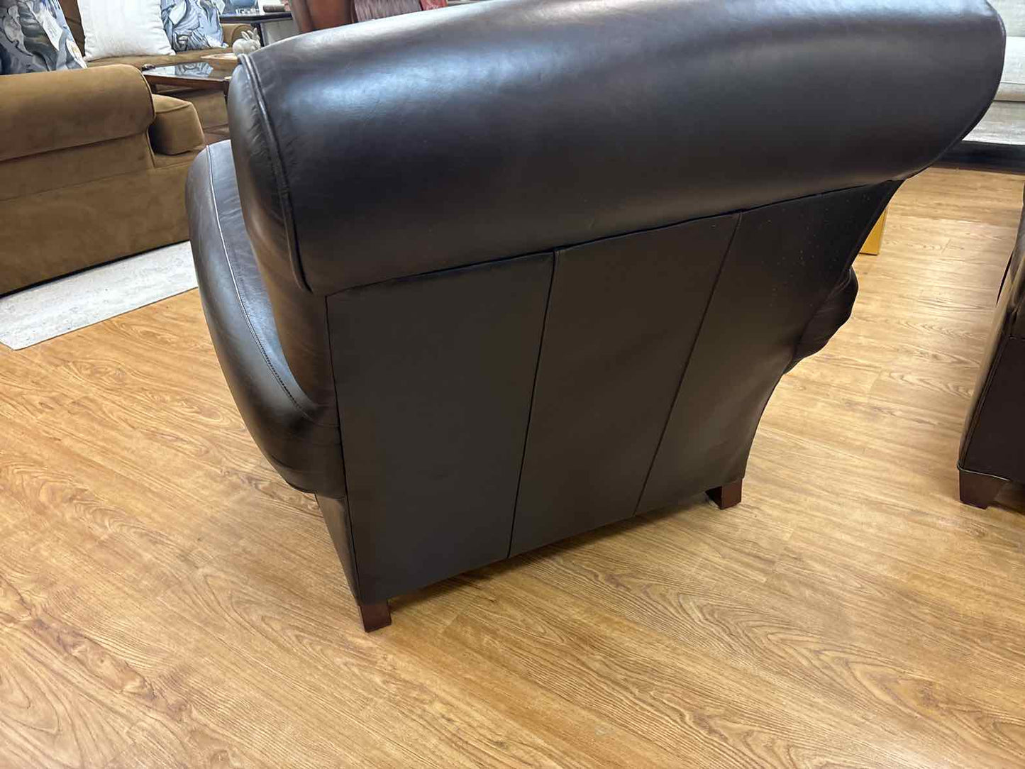 Pottery Barn 'Manhattan' Armchair and Ottoman