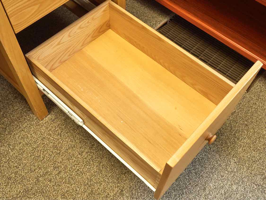 Vermont Tubbs Solid Ash Desk W/  Hutch Top