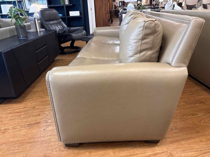 Hancock and Moore 3-Seat Leather Sofa in Putty