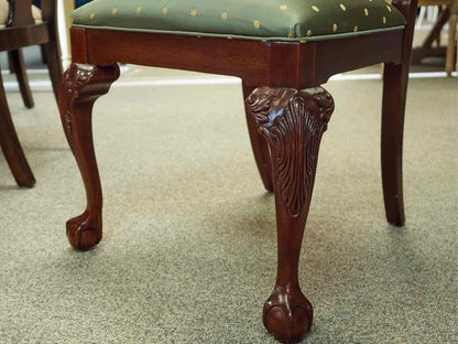 Set of 6 Ethan Allen Chippendale Style Dining Chairs