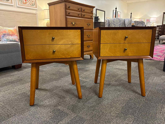 Pair of Crosley 'Landon' MCM Nightstands