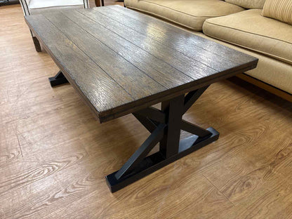 Plank Top Cocktail Table