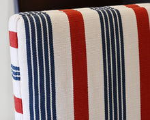 Upholstered Twin Stripped Bed Frame