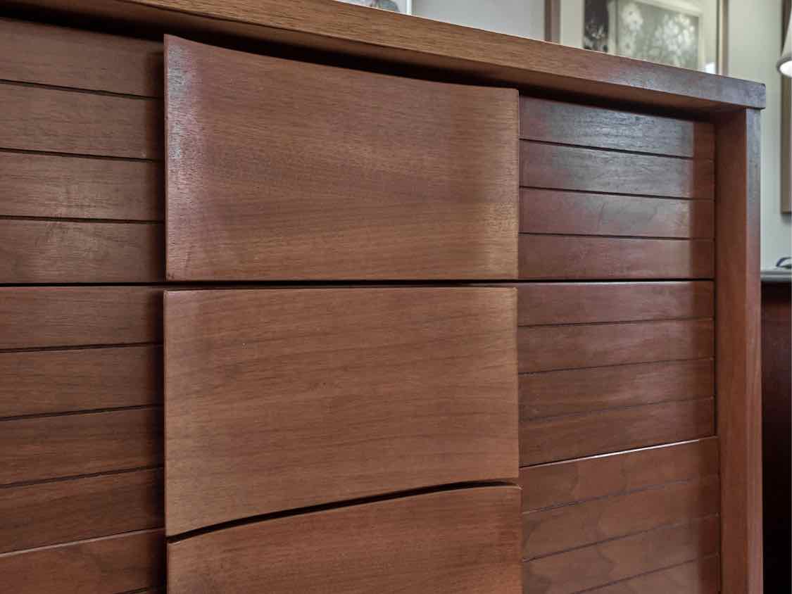 RWay Light Cherry MCM Five Drawer Chest