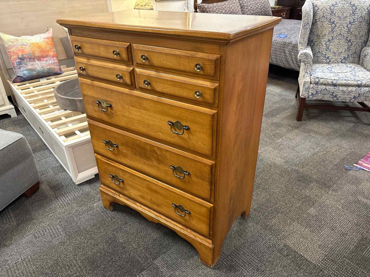 Cushman Colonial Four Drawer Maple Chest