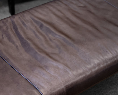 Mitchell Gold + Bob Williams Leather Bench
