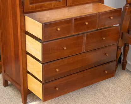Thomasville Impressions Armoire in Cherry with Wood Pulls
