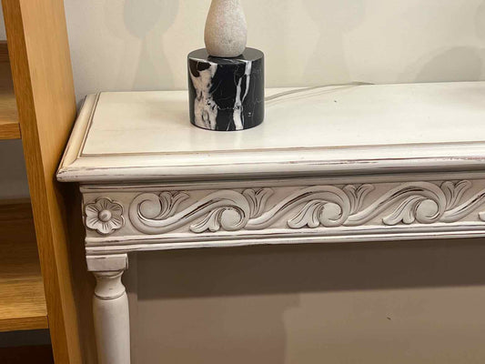 Ivory Carved Console