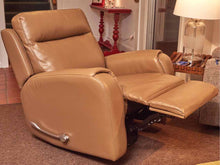 Timberlake & Co. Ltd  Mocha Latte Leather Swivel Recliner Chair