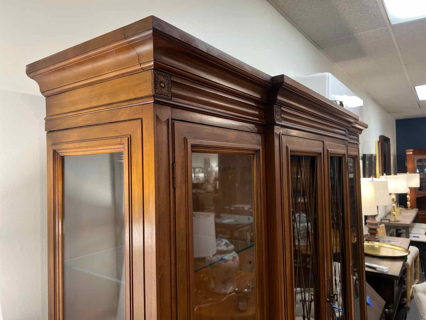 Thomasville Italian Provincial China Cabinet