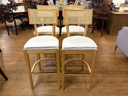 Set of 4 Contemporary Bar Stools
