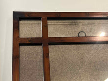 Antiqued Bronze Paneled Mirror