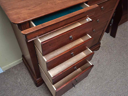 Nichols & Stone Cherry Louis Phillip 10 Drawer Chest