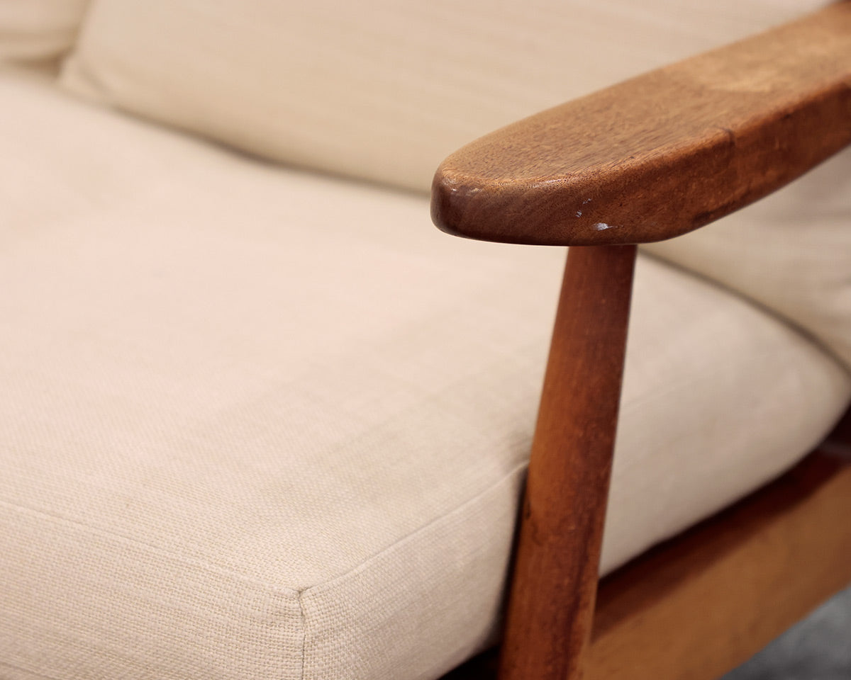 George Nakashima Built Black Walnut Settee