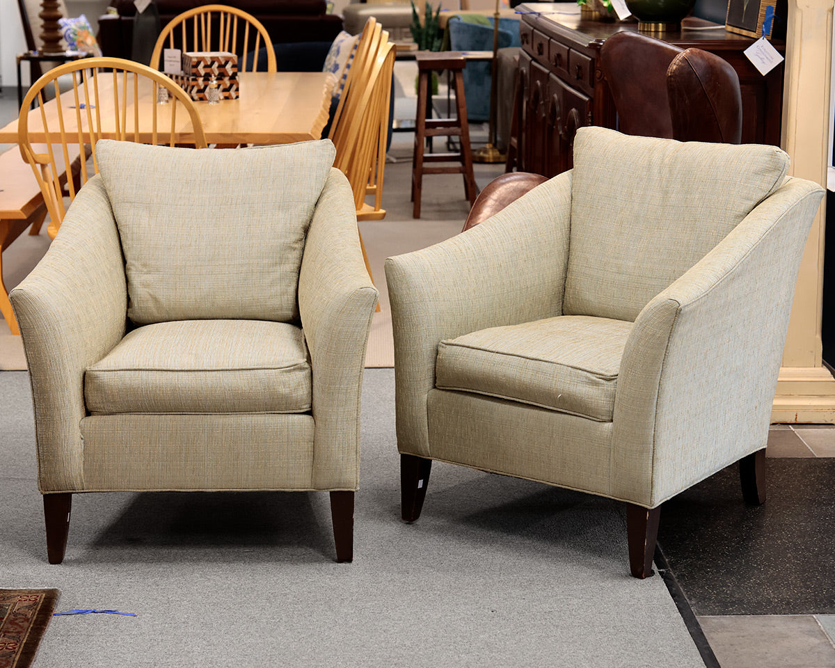 Pair of Ethan Allen "Gibson" Arm Chairs