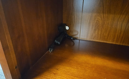Stanley Cherry 2-Drawer Armoire w/ Mirrored Front