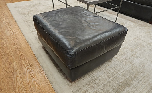 Klausner Leather Ottoman