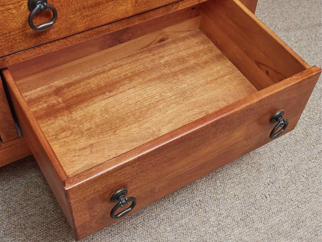 Klaussner Cherry 11 Drawer  Chest with Bronze pulls