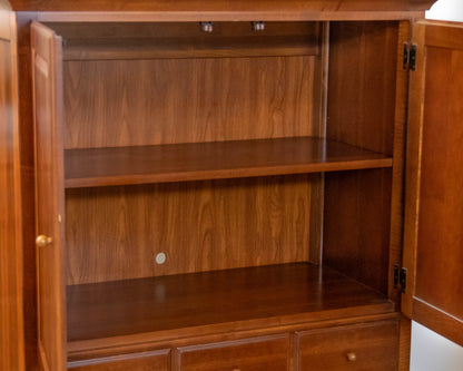 Thomasville Impressions Armoire in Cherry with Wood Pulls