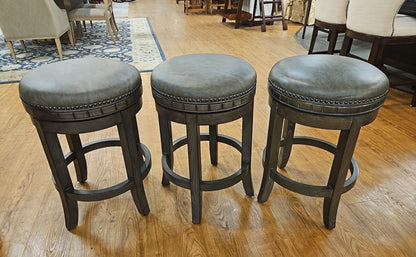 Set of 3 Swivel Counter Stools