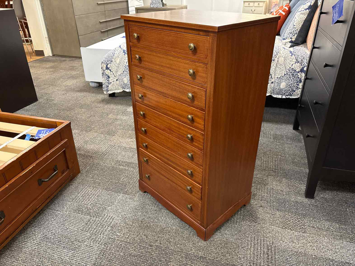 Mahogany 9-Drawer Jewelry Chest