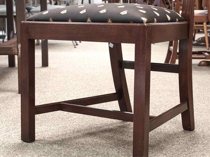 Set of 8 Chippendale Mahogany Dining Chairs with Uphostered Seats