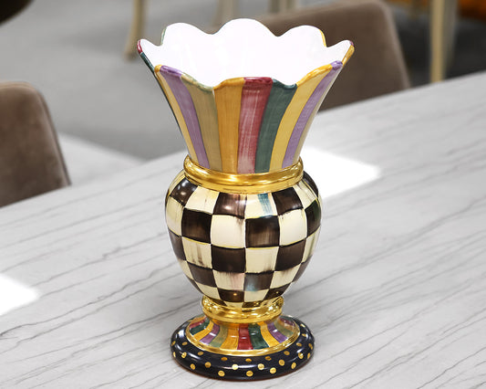Rare Mackenzie-Childs Signed Great Vase