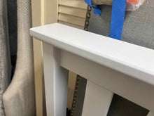 White Mission Style Queen Bed