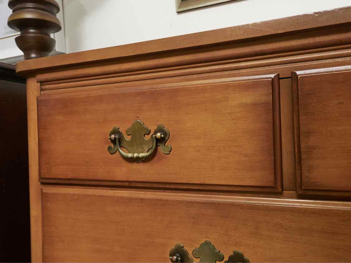 Solid Birch 9 Drawer Dresser